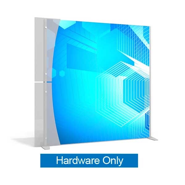 84"h x 84"w Xvline Lightwall w/ Wings - XV.LW.84.84.W2 | Hardware Only