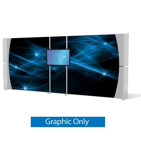 10ft x 20ft Xvline Lightwall w/ Wings - XV.LW.1020.02 | Graphic Only