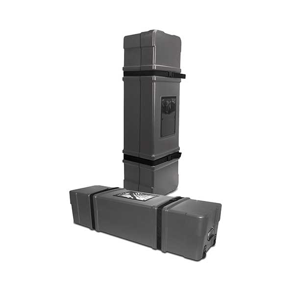 53in x 15in x 12in Hard Plastic Transport & Carrying Case
