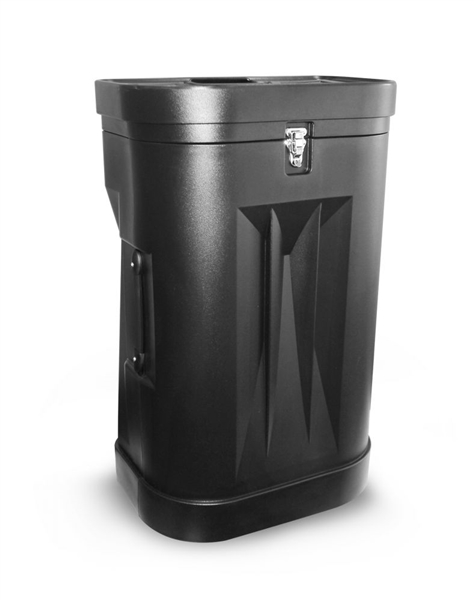 22" x 11.5" x  34" Oval Podium Case