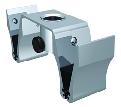 Set of 2 Visual Merchandising Extra Double Sided Black Clamps great for displaying graphics or other signage. Wide selection of different Clamps and Bases for Sign and Graphic Floor Stands