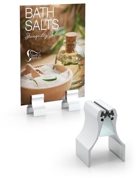 Visual Merchandising Silver Clamps sign holders - Find the largest selection of testrite clamp sign holder on sale.