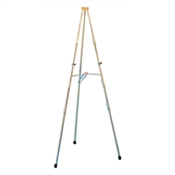 Convention, trade show & hotel 6ft Brass Plated easel display with 4 sets of chart holders. Many different types of artist easels, lightweight aluminum easels, superior strength steel easels. Easels are used as a vertical, and sometimes horizontal