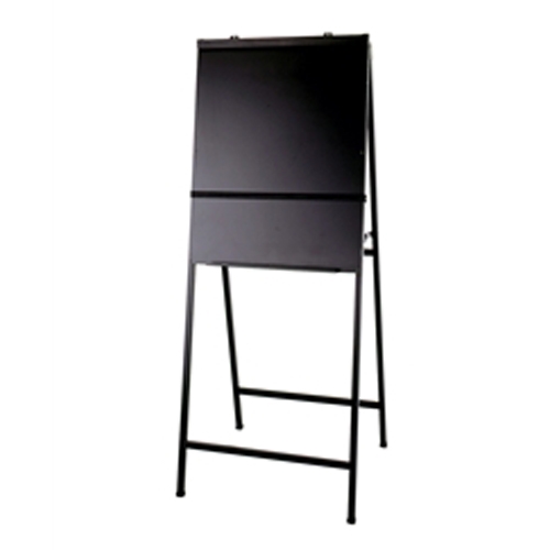 Classic A-Frame Easels with Black Aluminum Surface are used as a vertical, and sometimes horizontal, support to either display finished artworks or to use as an actual working surface. Available in a wide range of sizes..