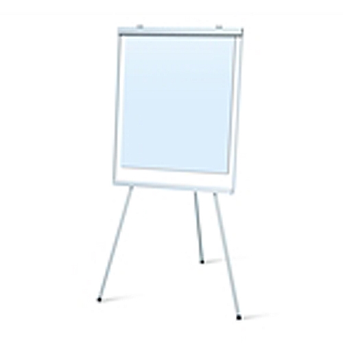 Portable Presentation Easels 3-leg White Markerboard.  Choose from countertop or floor standing Easel Displays in this online collection. Easel stands are normally associated with art, but they are also great for signage in a board room or conference