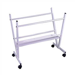32in H x 34in W Welded Steel White Print Racks are a must-have when selling or displaying your art in galleries, shops and art shows.Holding virtually any kind flat artwork, from mounted photographs to shallow canvases, print racks