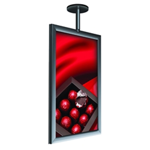 11in x 17in Perfex Vertical Frames Magnetic Mount Round Base Silver quality all metal, made in the U.S.A., Slide in frames, SnapFrames, SkyFrames, Gripper Bars as well as great countertop signing solutions including mini banner stands, Signs Anywhere