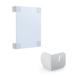 SignPost Angle Backs (Set of 4) designed to get your marketing message noticed on the trade show or retail floor. These store displays hold  custom graphics that are easy to replace & update.