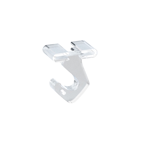 Clear Hinged Hook (10 Per Pack) designed to get your marketing message noticed on the trade show or retail floor. These store displays hold  custom graphics that are easy to replace & update.