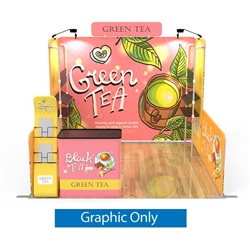 10ft x 10ft Trade Show Booth Kit Y | Single-Sided Graphic Only