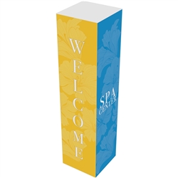 4ft x 16ft EZ Tube Tower | Trade Show Tower Display