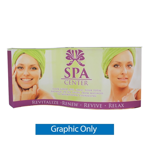 EZ Tube S-Shape Double Fabric Counter | Graphic Only