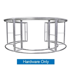EZ Tube Curved Quint  Fabric Counter | Hardware Only