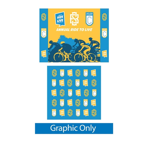 8ft x 8ft Backlit RPL Pop Up Display (Double-Sided Graphic Only)