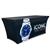 6 ft Stretch Table Throw Full Color 4-sided with Custom Dye-Sub Print   - Stylish and elegant, table throws professionally present your company image at events and trade shows. These premium quality polyester twill table throws are easy to care for and ca