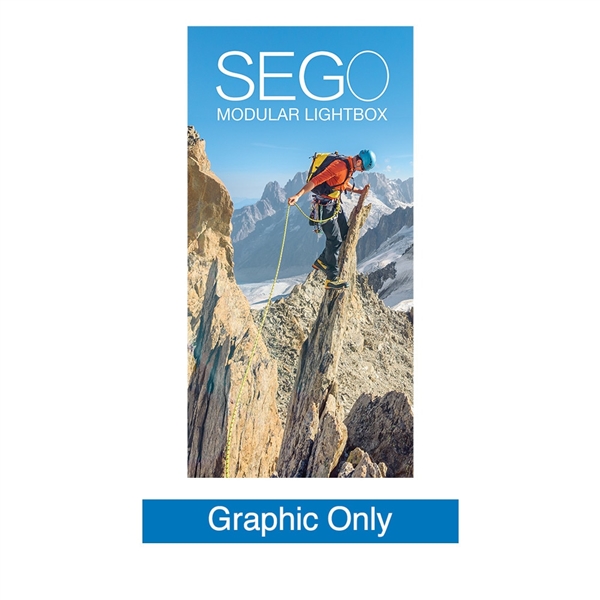 3ft x 8ft SEGO Arch Lightbox | Single-Sided Graphic Only