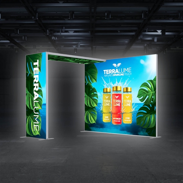 10ft x 8ft Showbird 65 Backlit Config A w/ Bridge | SEG Graphics