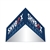 8ft x 32in Triangle Skybox Hanging Banner | Single-Sided | Outside Graphic Kit