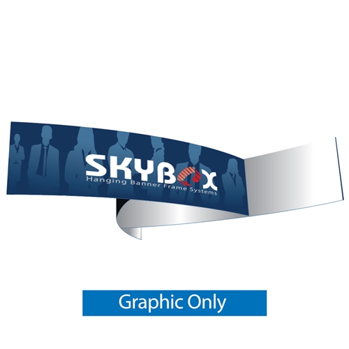 16ft x 60in Pinwheel Skybox Hanging Banner | Single-Sided Graphic Only