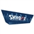 15ft x 5ft Tapered Triangle Skybox Hanging Banner | Double-Sided | Inside & Outside Graphic Kit
