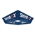 12ft x 42in Tapered Square Skybox Hanging Banner | Double-Sided | Inside & Outside Graphic Kit