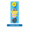 Zeppy Outdoor Banner Stand | Single-Sided Graphic Only