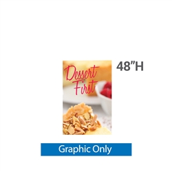 24in x 48in Classic Medium Banner Stand | Single-Sided Graphic Only