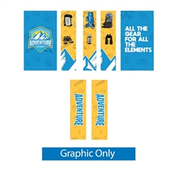 10ft x 8ft Wallbox Tension Fabric Display w/ Center Storage | Single-Sided Graphic Only
