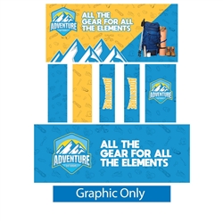 20ft x 8ft Wallbox Tension Fabric Display | Twin Storage | Single-Sided Pillowcase Graphic Only