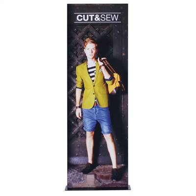 2ft x 7ft Aspen Onyx Single-Sided Display (Graphic Only)