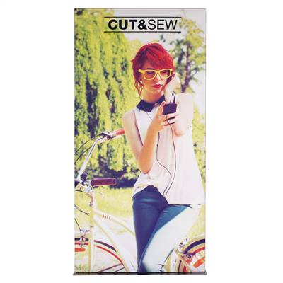 4ft x 7ft Aspen Onyx Single-Sided Display (Graphic Only)