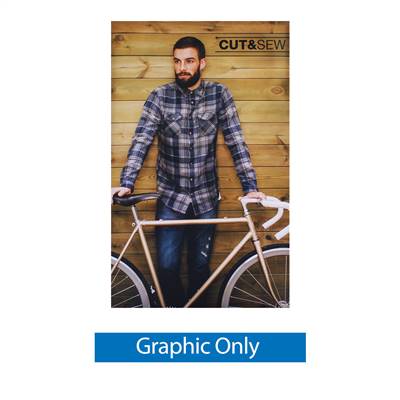 5ft x 7ft Aspen Onyx Single-Sided Display (Graphic Only)