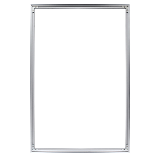 3ft x 4ft Aspen Slim Fabric Frame  (Frame Only) a classic in the Resort Extrusion collection. Aspen SEG Fabric Frame can be use in  Retail Stores, Malls, Kiosks, Restaurants, Art Galleries, Grand Openings, Trade Shows, Offices, Showrooms