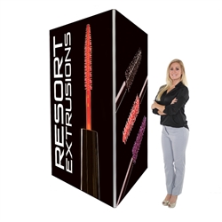 5ft x 8ft Big Sky Tension Fabric Trade Show Triangle Tower Displays are an excellent way to communicate your message or logo in lobbies, showrooms, retail stores, shopping malls, airports, trade shows or any other venues.