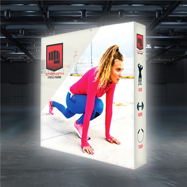 7.5ft x 7.5ft Lumiere Light Wall Backlit Display | Single-Sided Kit