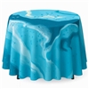 36in Custom Printed Round Draped Table Throw | Dye-Sub Tablecloth
