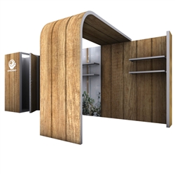 20ft x 10ft Modco Modular 4 Display. The Modco Modular Display System allows you to configure and add additional displays and features to fit your needs.