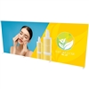20ft x 10ft Free-Standing SEG Display | VAIL 120DB Edge Lit Frame & SEG Custom Double-Sided Print | xyzDisplays.com