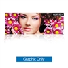 20ft x 7.5ft Aspen SEG Fabric Frame  | Double-Sided Graphic Only