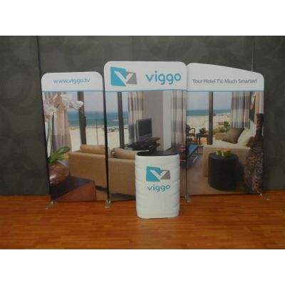 A proud example of our work! Shop confidently at www.xyzDisplays.com knowing you are getting the best prices and excellent service!