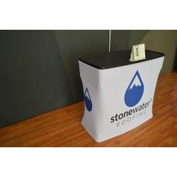 A proud example of our work! Shop confidently at www.xyzDisplays.com knowing you are getting the best prices and excellent service!