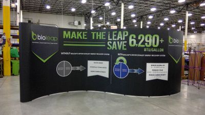 A proud example of our work! Shop confidently at www.xyzDisplays.com knowing you are getting the best prices and excellent service!