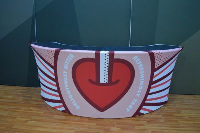 A proud example of our work! Shop confidently at www.xyzDisplays.com knowing you are getting the best prices and excellent service!