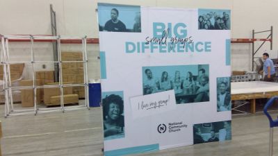 A proud example of our work! Shop confidently at www.xyzDisplays.com knowing you are getting the best prices and excellent service!