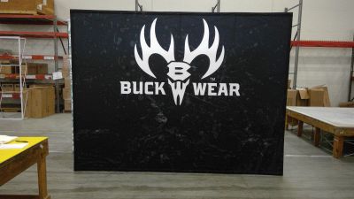 A proud example of our work! Shop confidently at www.xyzDisplays.com knowing you are getting the best prices and excellent service!