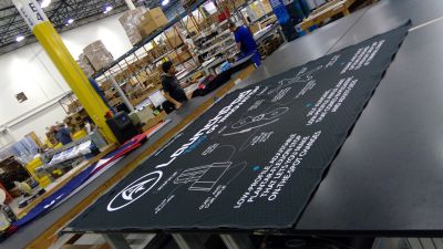 A proud example of our work! Shop confidently at www.xyzDisplays.com knowing you are getting the best prices and excellent service!