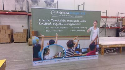 A proud example of our work! Shop confidently at www.xyzDisplays.com knowing you are getting the best prices and excellent service!