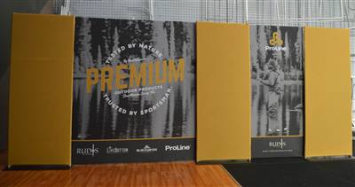 A proud example of our work! Shop confidently at www.xyzDisplays.com knowing you are getting the best prices and excellent service!