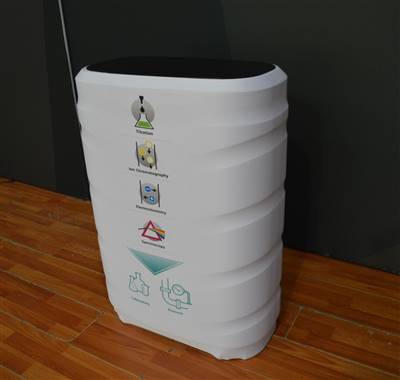 A proud example of our work! Shop confidently at www.xyzDisplays.com knowing you are getting the best prices and excellent service!