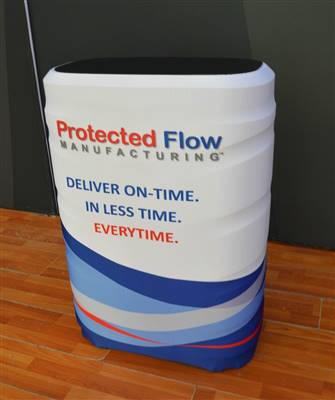 A proud example of our work! Shop confidently at www.xyzDisplays.com knowing you are getting the best prices and excellent service!